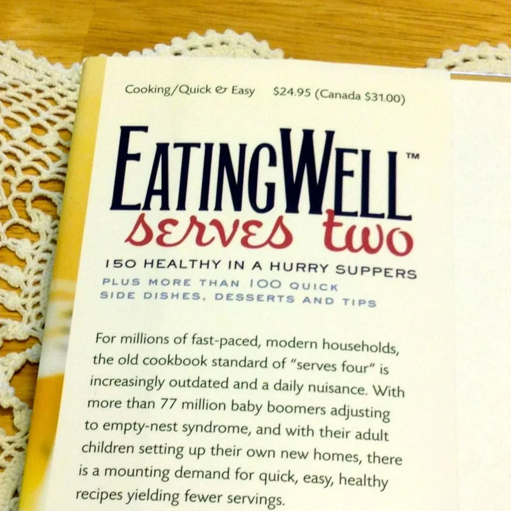 Quick Supper Recipes, Eating Well Serves Two Cookbook